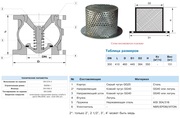 Клапан обратный подпружиненный фланцевый DN 300,   чугунный/ до +130°С 